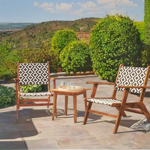 Chaise d'extérieur moderne en bois d'acacia, ensemble de table à café durable pour l'école et l'appartement fabriqué au Vietnam pour les repas et les hôtels - Product Image 5