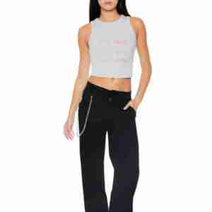 High Quality Ribbed <b>Crop</b> Tank <b>Top</b> for Women Custom Logo Summer Workout Gear for Gym Yoga Quick Dry Breathable Long Knitted - Product Image 6