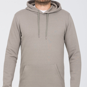 Sudaderas de algodón orgánico 100% para hombre, suéter grueso, sudaderas con capucha, estampado de pantalla de seda, con capucha sólida, servicio liso de lana de invierno - Product Image 2