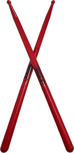 Baquetas Midex GFK-801RD 5A de Poliamida Irrompible - Acabado Rojo - Alta Durabilidad - Hechas en Gaziantep - Product Image 2