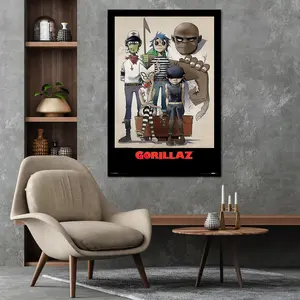 Affiche murale moderne des Gorillaz - Product Image 2