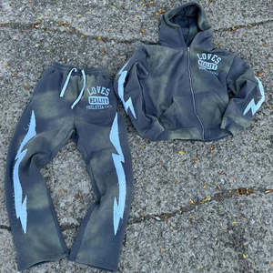 Nouveau Streetwear à la mode unisexe survêtement décontracté manches longues de haute qualité 100% coton polaire respirant personnalisable - Product Image 6