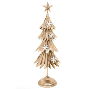 Sculptures décoratives de table d'arbre de Noël de conception moderne Arbre de Noël matériel en métal argenté de qualité supérieure pour la décoration de Noël d'intérieur - Product Image 4