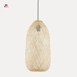 New Items 2024 <b>Rattan</b> Bamboo Lampshade Natural Bamboo <b>Pendant</b> Light for Home Kitchen Hotel Decoration - Product Image 1