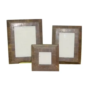 Customized Shiny Iron Bone Inlay Resin LED <b>Photo</b> <b>Frame</b>, Valentine Day Gift & Wedding Home Decor in 4x6, <b>5x7</b>, 8x10 Sizes - Product Image 3