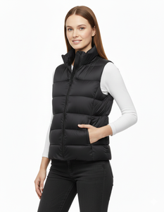 Veste matelassée zippée de haute qualité pour femmes, vêtements d'hiver pour femmes, veste bomber à bulles, veste d'extérieur - Product Image 1