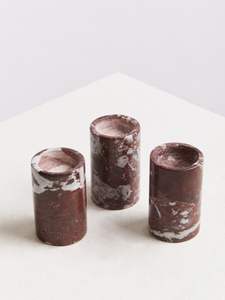 Support de bougie chauffe-plat en marbre de luxe - pour cadeaux d'entreprise de Pâques, fait à la main et résistant à la chaleur, pièce décorative élégante - Product Image 2