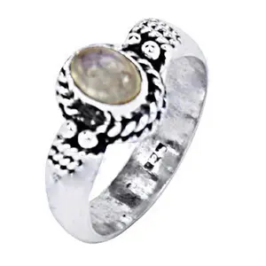 Anillo de Plata de Ley 925 con Piedra Lunar para Mujer, Diseño Geométrico Delicado, Engaste Invisible, Baño de Rodio, Certificado IGI, Joyería Fina - Product Image 1