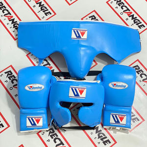 Ensemble de boxe personnalisable en cuir véritable avec rembourrage épais à 4 couches et poignées pour l'entraînement aux arts martiaux et au fitness - Product Image 4