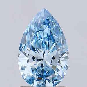 Exquis 5.00 CT fantaisie poire bleu vif coupe brillante diamant cultivé en laboratoire IGI certifié VS1 pour bagues de fiançailles bijoux de luxe - Product Image 4