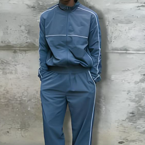 Conjunto Deportivo de Lujo 100% Nailon, Unisex, con Forro de Malla, Chaqueta Cortavientos y Pantalones, Conjunto Deportivo de Poliéster para Correr - Product Image 3