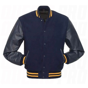 Chaquetas Varsity Letterman Personalizadas, Cuerpo de Lana, Mangas de Cuero Genuino, Ropa de Invierno, Chaqueta para Hombre Elegante y con Estilo, Mejor Calidad - Product Image 5