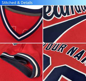 Camiseta de béisbol y softbol personalizada para jóvenes al por mayor, ropa deportiva transpirable con logotipo personalizado, ropa de béisbol personalizada con nombre - Product Image 5