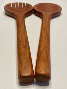 Cucharas de Cocina de Madera Hechas a Mano de Primera Calidad con Mangos Ergonómicos, Ideales para Chefs Profesionales y Uso Diario en la Cocina - Product Image 4