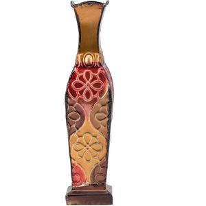 Modern Designed Cylindrical Shaped Flower <b>Vase</b> With <b>Gold</b> Finished Living Room Decorative Flower Pot for Home Wedding - Product Image 2