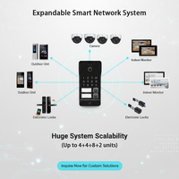 Sonnette Vidéo Intelligente Hiwink Tuya, Caméra 2K, Système d'Interphone IP, WiFi 2.4G 5G, Vision Nocturne, Téléphone de Porte Extérieur, Compatible avec Alexa