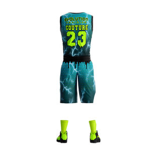 Ensembles de maillots de basket-ball personnalisés de qualité supérieure 2026, imprimés en gros, dernier design personnalisé, uniforme de basket-ball unisexe - Product Image 2