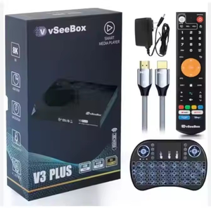 ชุดกล่อง V3วีซีบ็อกซ์พลัสมีเดียพร้อมสายควบคุมด้วยเสียงรีโมท8K เวอร์ชั่นใหม่ล่าสุด - Product Image 1