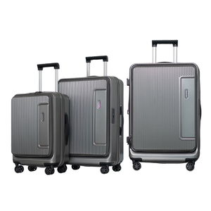 Direct Sales Factory Suitcase on Wheels Luggage Abs Pc 8088 High-Security Combination <b>Lock</b> Suitcase Set Hard Shell Hung Phat - Product Image 1