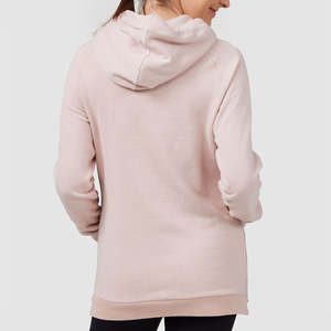 Sweat-shirt d'allaitement de maternité en coton biologique pull de maternité pour femmes respectueux de l'environnement pull durable à demi-fermeture éclair pull pour la maternité - Product Image 2