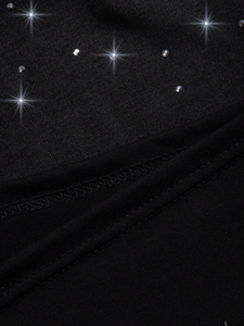 2025 Wholesale New Design Rhinestone T Shirts for Men Streetwear Fashion Printed T Shirts Men Custom Design Rhinestone - Product Image 2
