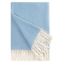Avior Léger Doux Confortable Chevrons Plaid Décoratif Jeter Couverture Doux Faux Cachemire Frange pour Lit ou Canapé