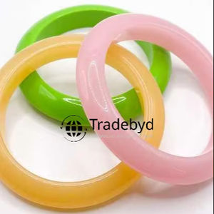 Tradebyd Boho Chic Fashion Resin Bangle Earthy Tone Accesorio para Chic Jewelry Styling - Product Image 1