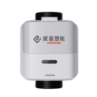 Viewshine Compteur d'eau à ultrasons Compteur d'eau intelligent Débitmètres LoRaWAN avec structure tout en plastique DN15 DN20 Certification MID