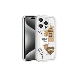 Coque en silicone marron foncé Netzy SAFA Klas pour iPhone 15 Pro Plus avec protection de l'appareil photo, surface arrière imprimée, étui de protection pour téléphone - Product Image 4