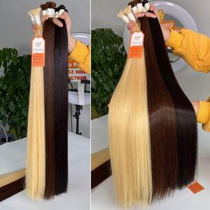 Factory Raw Unprocessed Hair Wholesale Natural Virgin 100% Human Remy Hair <b>Extensions</b> Cuticle Aligned Bulk Hair <b>for</b> <b>Braiding</b> - Product Image 5