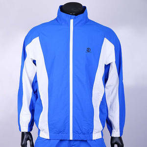 Streetwear en nylon personnalisé, survêtement coupe-vent unisexe, survêtement coupe-vent zippé léger à coquille souple Ensemble 2 pièces pour hommes - Product Image 2