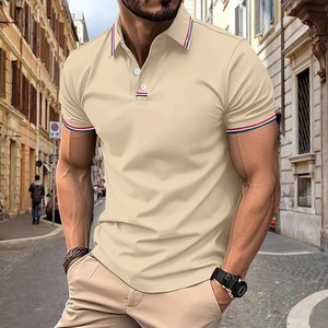 Top qualité décontracté conception unie Polo T-Shirt 100% coton personnalisé respirant polos nouveau 2025 décontracté hommes polos - Product Image 3