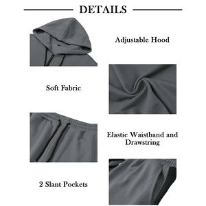 Conjunto de 2 piezas con estampado de peso pesado bordado de alta calidad personalizado, chándales para hombre, chándal, pantalones de chándal de gran tamaño, conjuntos para correr - Product Image 6