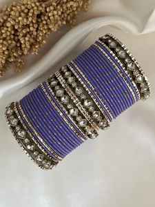 Wholesale Indian Style Churiya Bangle <b>Set</b> for Wedding Latest Design Women's Jewelry Hand Made Bridal Bangles <b>Sets</b> for <b>Ladies</b> - Product Image 3