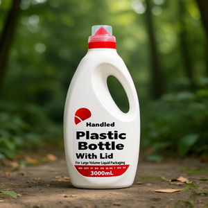 ขวดพลาสติก HDPE ทรงรีขนาดใหญ่ ยี่ห้อ Flakon รุ่น Peril สำหรับใส่ครีมนวดผม ฝาเกลียว ขนาด 1500 มล. รีไซเคิลได้ เหมาะสำหรับบรรจุภัณฑ์ผลิตภัณฑ์ดูแลส่วนบุคคล ใช้ในครัวเรือน - Product Image 2