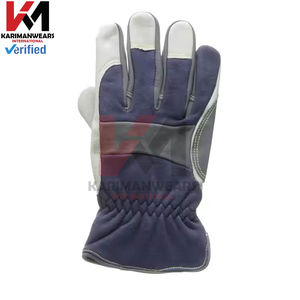 Guantes de Trabajo de Cuero Vacuno para Hombre, Precio de Fábrica, Duraderos, para Construcción Industrial, Conducción, Protección Resistente - Product Image 3