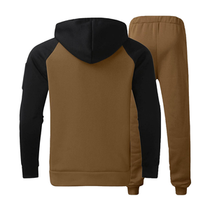 Vente en gros de survêtement de jogging écologique pour hommes survêtement à capuche personnalisé pour l'entraînement en salle de sport en hiver - Product Image 2