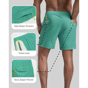 Pantalones Cortos Deportivos para Hombre, Verano 2026, para Gimnasio, Ejercicio, Secado Rápido, Múltiples Bolsillos, para Correr - Product Image 3