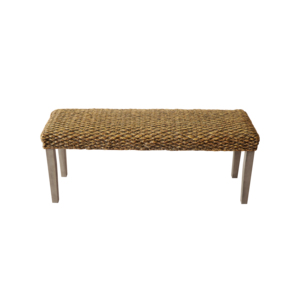 Banc solide de luxe écologique Chania Confort élégant Jacinthe d'eau naturelle Intérieur moderne et durable pour patio École Hôtel Utilisation - Product Image 2