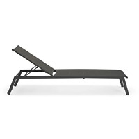 Chaises longues de piscine en aluminium sur mesure avec revêtement en poudre, double coussin, design moderne, qualité supérieure, solution de détente extérieure