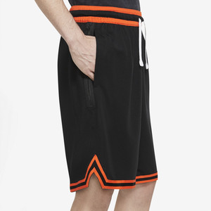 Pantalones cortos de baloncesto de verano personalizados de estilo callejero de secado rápido de poliéster para hombre, pantalones cortos transpirables de malla con logotipo personalizado negro con bolsillo - Product Image 6