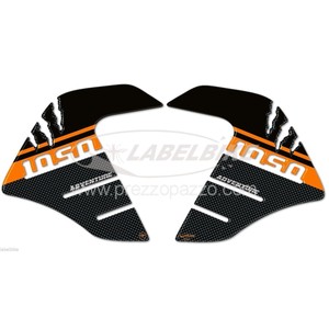 Set di adesivi 3D per protezione serbatoio laterale moto KTM 1050 ADVENTURE - Product Image 2