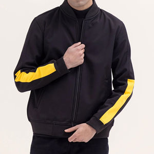 Blouson d'aviateur en polyester de haute qualité, imperméable et respirant, léger et à col montant avec logo personnalisé pour hommes, collection hiver 2025 OEM, vente en gros - Product Image 3