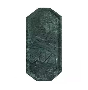 Vente chaude Premium vert marbre plateau de service de haute qualité rond en métal maison vaisselle saine à bas prix pour les occasions alimentaires - Product Image 6