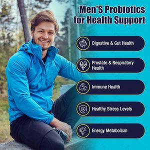 Probiotiques OEM pour Hommes 500 Milliards de UFC Santé Digestive Intestinale 60 Comprimés 2 Capsules Quotidiennes - Product Image 3