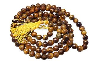 Piedra de alta calidad mala cuentas de ojo de tigre curación natural mala collar de cristal cuentas 108 piedras preciosas naturales cristal mala mayorista - Product Image 4