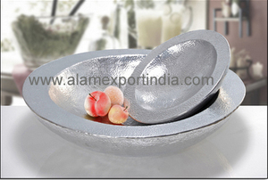 Cuenco de Metal hecho a mano, frutero decorativo de lujo, decoración del hogar para el hogar, Hotel, restaurante, cuenco de vajilla, fabricante y exportador - Product Image 4