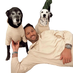 Ultra Comfort All-Season <b>Dog</b> Hoodies Lightweight Cotton Classic Print Style Quick Wear Stretchfit for Active <b>Dogs</b> - Product Image 1