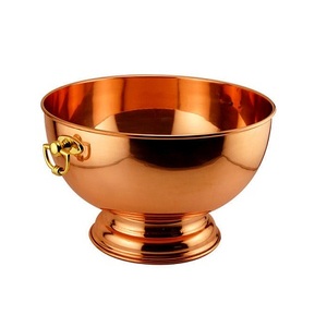 Bol de service à salade en cuivre taille et forme personnalisées servant des bonbons bol de collations pour l'utilisation de la vaisselle de mariage - Product Image 2