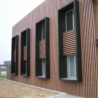 Panel de revestimiento de pared WPC coextruido impermeable moderno a prueba de humedad para uso en exteriores escuelas villas exteriores para paredes interiores